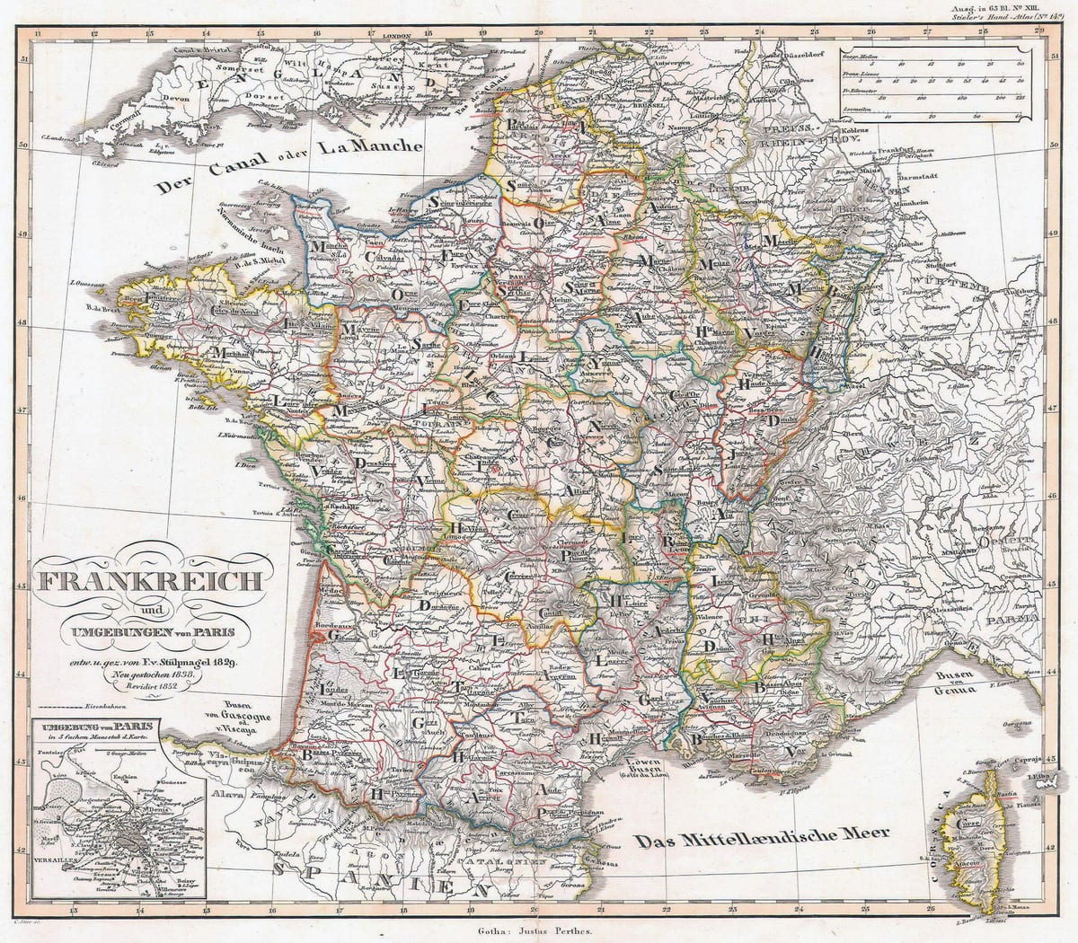 mapa Francji historyczne