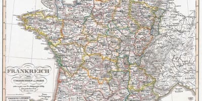 Mapa Francji historyczne