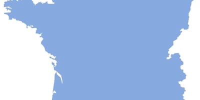 Ilustracja mapa Francji